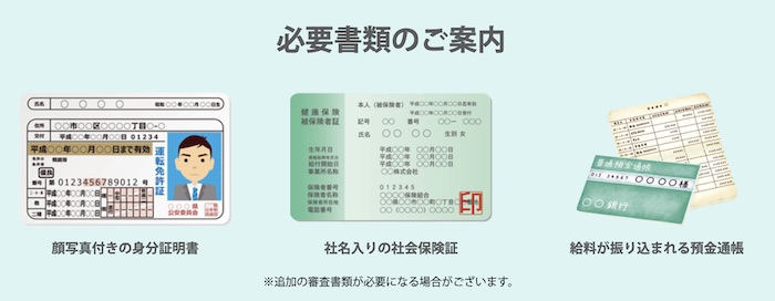 トラストファクターの必要書類
