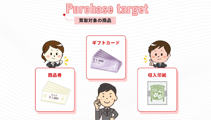 「今すぐチケット」の買取対象商品