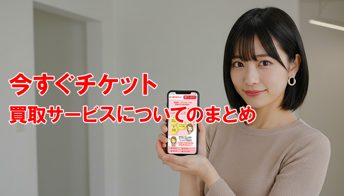 今すぐチケットの買取サービスについてのまとめ