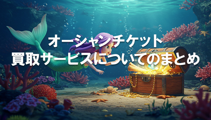 「オーシャンチケット」買取サービスについてのまとめ