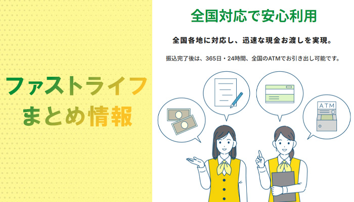 ファストライフの現金化サービスについてのまとめ情報