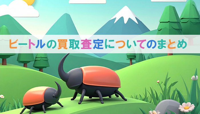ビートルの買取査定についてのまとめ