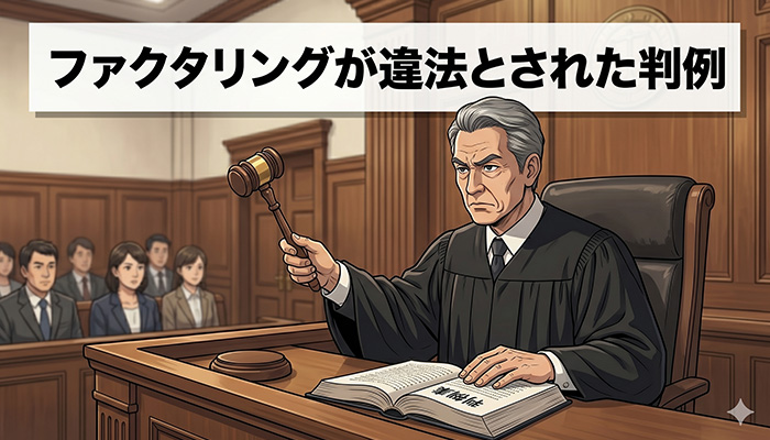 荘厳な法廷で、裁判官が判決を下すためにガベル（木槌）を振り下ろそうとしているイラスト